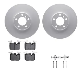 R1 Concepts WDUH1-31245 Carbon Series Brake Rotors W/ 5000 Oep Brake Pads & Hdw